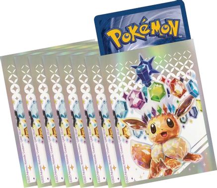 Pokemon TCG: Prismatic Evolutions Elite Trainer Box Card Sleeves - Eevee (65 Pack) - Pokemon International Card Sleeves