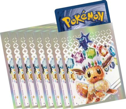Pokemon TCG: Prismatic Evolutions Elite Trainer Box Card Sleeves - Eevee (65 Pack) - Pokemon International Card Sleeves