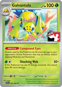 Galvantula - 2/64 - Holofoil - NM - Uncommon - Prize Pack Series One