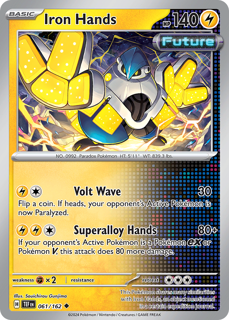 Iron Hands - 61/162 - Normal - NM - Uncommon - Temporal Forces