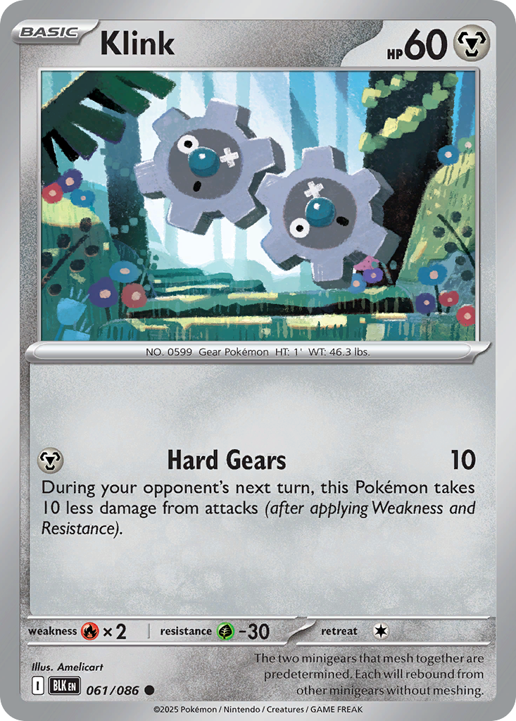 Klink - 61/86 - Normal - NM - Common - Black Bolt