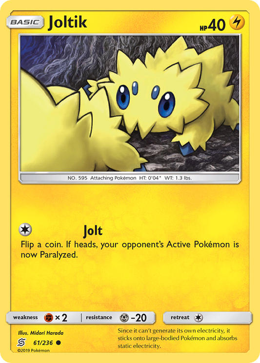 Joltik - 61/236 - Normal - NM - Common - Unified Minds