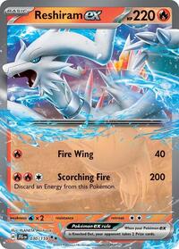 Reshiram ex - 30/190 - Holofoil - NM - Double Rare - SV09: Journey Together