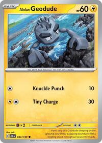 Alolan Geodude - 44/159 - Normal - NM - Common - Journey Together