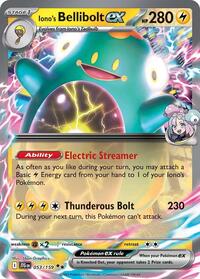 Ionos Bellibolt ex - 53/159 - Holofoil - NM - Double Rare - Journey Together