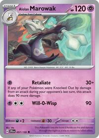 Alolan Marowak - 57/159 - Normal - NM - Uncommon - Journey Together