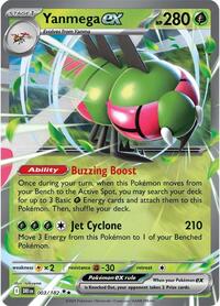 Yanmega ex - 003/182 - Holofoil - NM - Double Rare - SV10: Destined Rivals