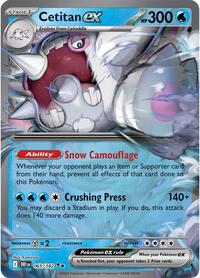Cetitan ex - 065/182 - Holofoil - NM - Double Rare - SV10: Destined Rivals