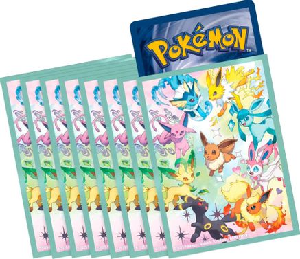 Pokemon TCG: Eevee Super-Premium Card Sleeves (65-Pack) - Pokemon International Card Sleeves