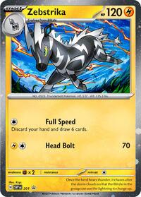 Zebstrika Cosmos Holo - 201 - Holofoil - NM - Holo Rare - Scarlet & Violet Promo