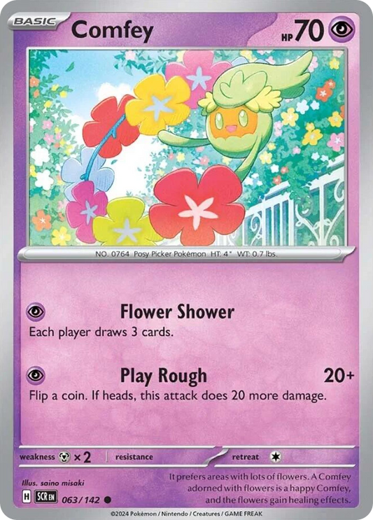 Comfey - 63/142 - Reverse Holofoil - NM - Common - Stellar Crown
