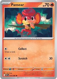 Pansear Poke Ball Pattern - 14/86 - Poke Ball - NM - Common - White Flare