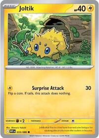 Joltik Poke Ball Pattern - 33/86 - Poke Ball - NM - Common - White Flare