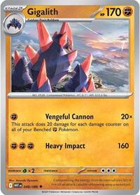 Gigalith Poke Ball Pattern - 48/86 - Poke Ball - NM - Uncommon - White Flare