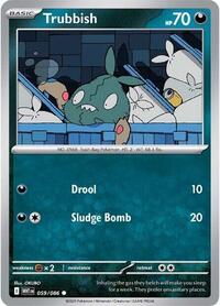 Trubbish Poke Ball Pattern - 59/86 - Poke Ball - NM - Common - White Flare