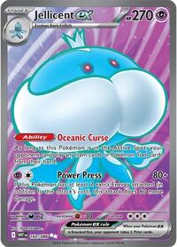 Jellicent ex - 160/86 - Holofoil - NM - Ultra Rare - White Flare