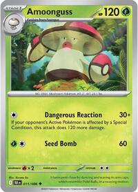 Amoonguss - 11/86 - Normal - NM - Uncommon - Black Bolt