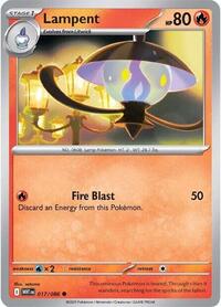 Lampent Poke Ball Pattern - 17/86 - Poke Ball - NM - Common - White Flare