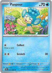 Panpour Poke Ball Pattern - 17/86 - Poke Ball - NM - Common - Black Bolt