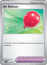Air Balloon - 79/86 - Reverse Holofoil - NM - Uncommon - Black Bolt