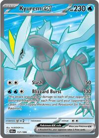 Kyurem ex - 157/86 - Holofoil - NM - Ultra Rare - Black Bolt