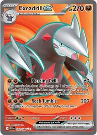 Excadrill ex - 160/86 - Holofoil - NM - Ultra Rare - Black Bolt