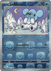 Cubchoo Poke Ball Pattern - 25/86 - Poke Ball - NM - Common - Black Bolt