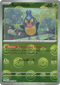 Karrablast Poke Ball Pattern - 9/86 - Poke Ball - NM - Common - Black Bolt
