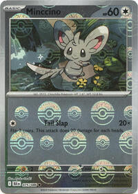 Minccino Poke Ball Pattern - 75/86 - Poke Ball - NM - Common - Black Bolt