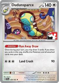 Dudunsparce - 129/162 - Holofoil - NM - Rare - Prize Pack Series One