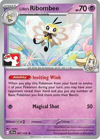 Lillies Ribombee - 67/159 - Holofoil - NM - Rare - Prize Pack Series One