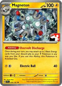 Magneton - 59/191 - Holofoil - NM - Uncommon - Prize Pack Series One