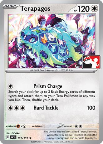 Terapagos - 161 - Holofoil - NM - Rare - Prize Pack Series One