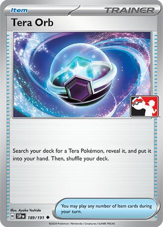 Tera Orb - 189/191 - Holofoil - NM - Uncommon - Prize Pack Series One