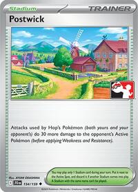 Postwick - 154/159 - Holofoil - NM - Holo Rare - Prize Pack Series One
