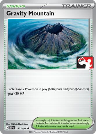 Gravity Mountain - 177/191 - Holofoil - NM - Uncommon - Prize Pack Series One