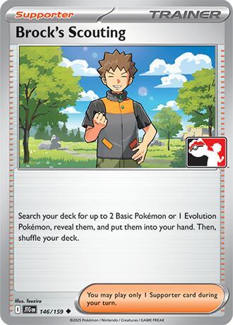 Brock's Scouting - 146 - Holofoil - NM - Uncommon - Prize Pack Series One