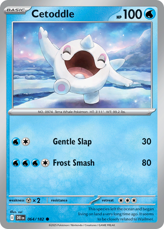 Cetoddle - 64/182 - Normal - NM - Common - Destined Rivals