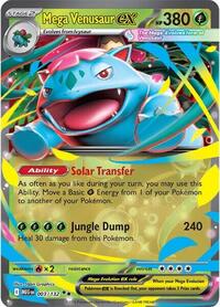 Mega Venusaur ex - 3/132 - Normal - NM - Double Rare - Mega Evolution