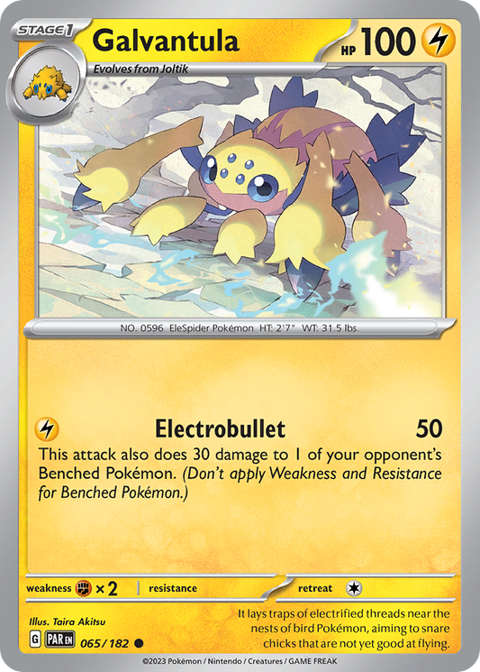 Galvantula - 65/182 - Reverse Holofoil - NM - Common - Paradox Rift