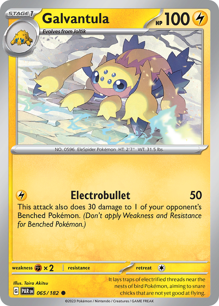 Galvantula - 65/182 - Normal - NM - Common - Paradox Rift