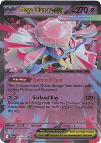 Mega Diancie ex - 41/94 - Normal - NM - Double Rare - Phantasmal Flames