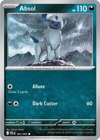 Absol - 63/94 - Normal - NM - Common - Phantasmal Flames