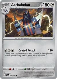 Archaludon - 75/94 - Reverse Holofoil - NM - Uncommon - Phantasmal Flames