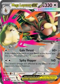 Mega Lopunny ex - 84/94 - Normal - NM - Double Rare - Phantasmal Flames
