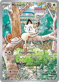 Meowth - 106/94 - Holofoil - NM - Illustration Rare - Phantasmal Flames