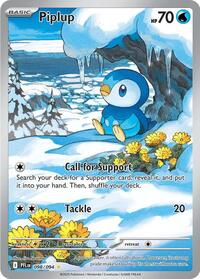 Piplup - 98/94 - Holofoil - NM - Illustration Rare - Phantasmal Flames