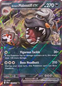 Arvens Mabosstiff ex - 139/182 - Holofoil - NM - Double Rare - Prize Pack Series One