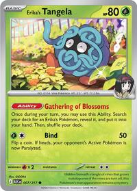 Erikas Tangela Cosmo Holo - 7/217 - holofoil-cosmo - NM - Common - Miscellaneous Cards & Products