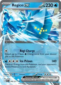 Regice ex - 48/217 - Holofoil - NM - Double Rare - ME: Ascended Heroes